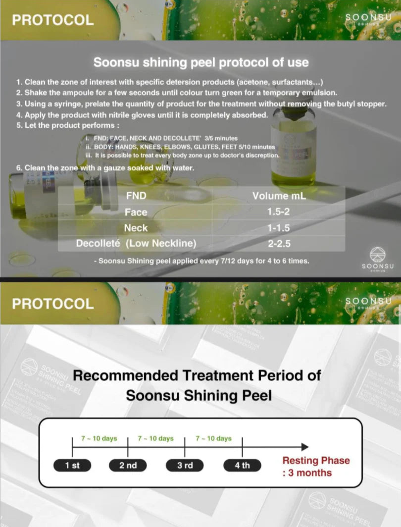 Soonsu Shining TCA & Retinol Peel- 1 vial x 6 ml