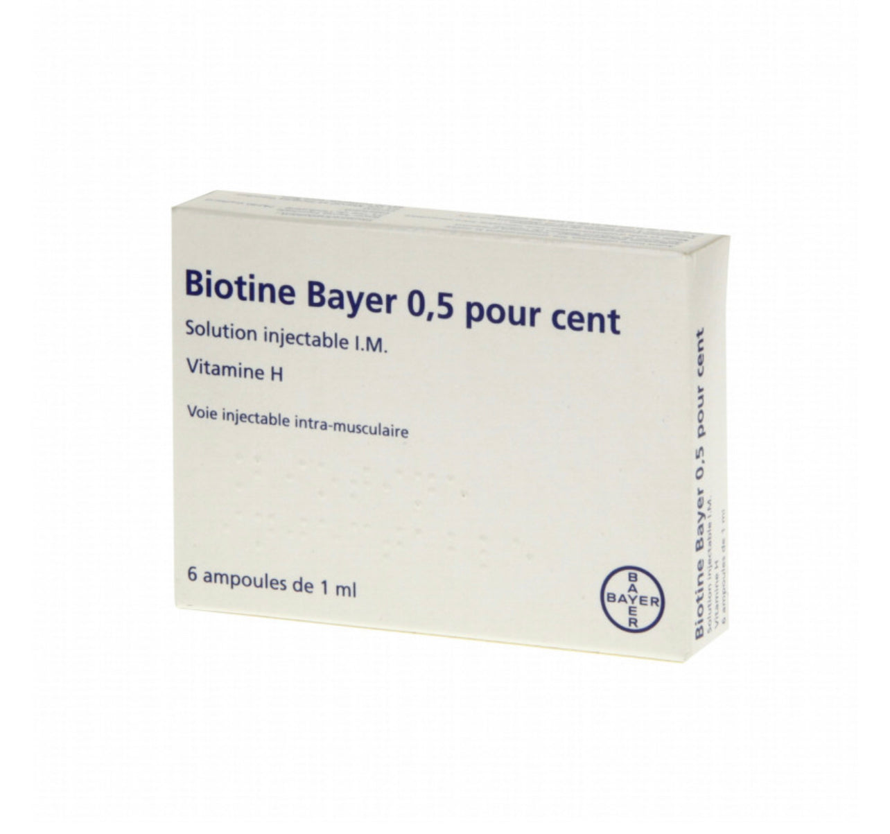Biotine 0.5%, Vitamin H, I.M. injectable solution - 6 x 1ml